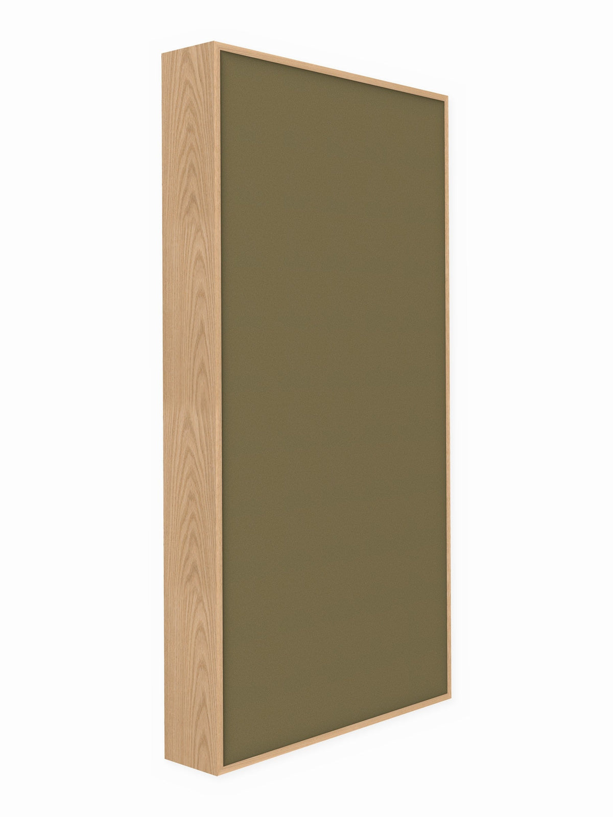 Red oak wood framed acoustic panel, 3 x 6 ft, Guilford of Maine Anchorage in Cumin