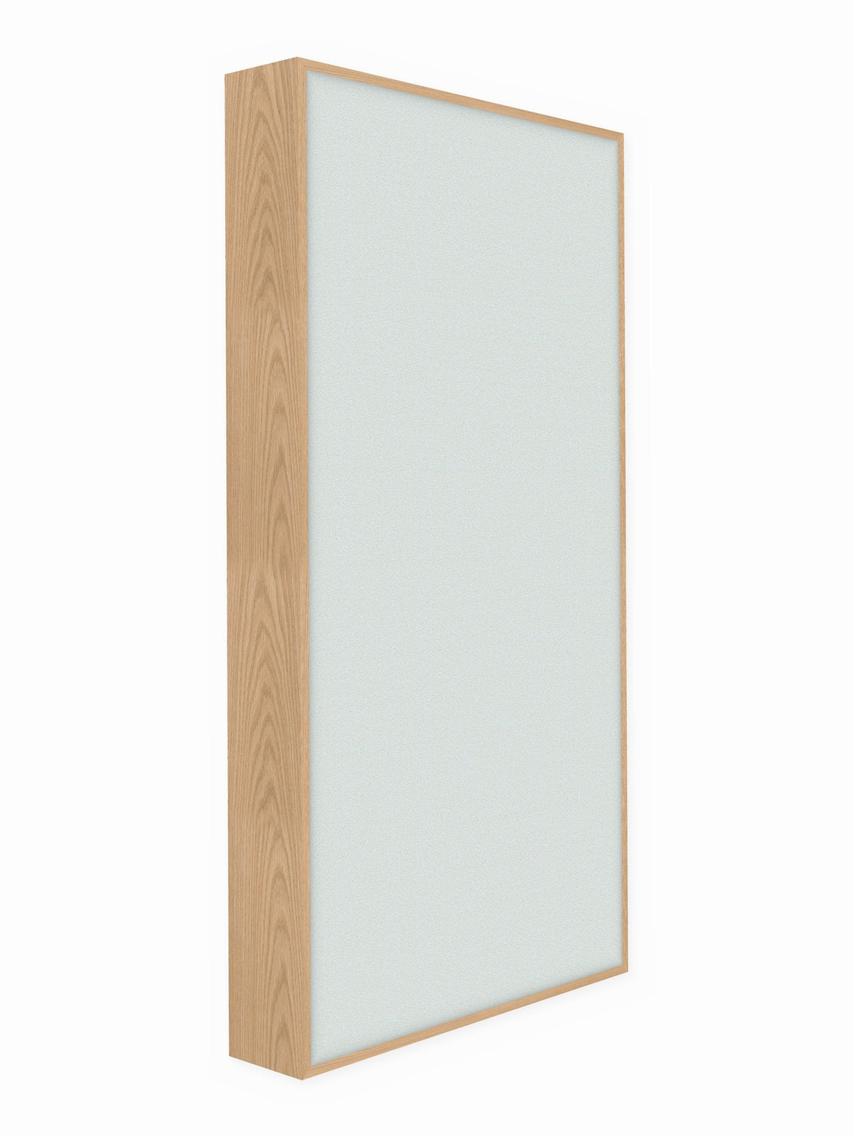 Red oak wood framed acoustic panel, 3 x 6 ft, Guilford of Maine Anchorage in Dew