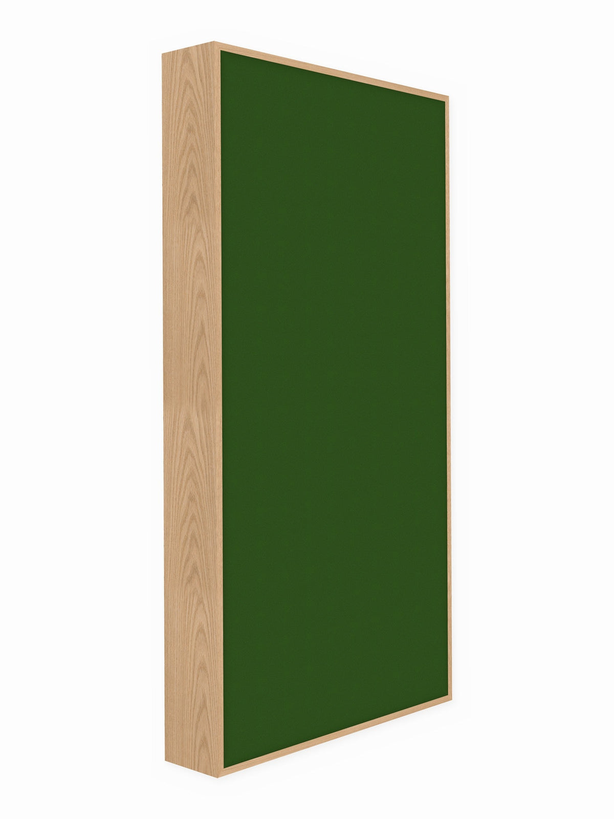 Red oak wood framed acoustic panel, 3 x 6 ft, Guilford of Maine Anchorage in Fern