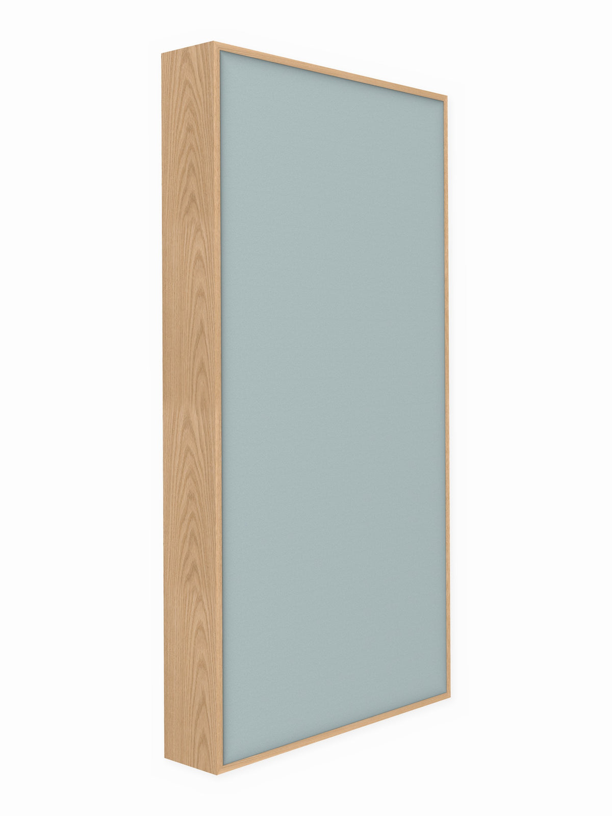 Red oak wood framed acoustic panel, 3 x 6 ft, Guilford of Maine Anchorage in Fog