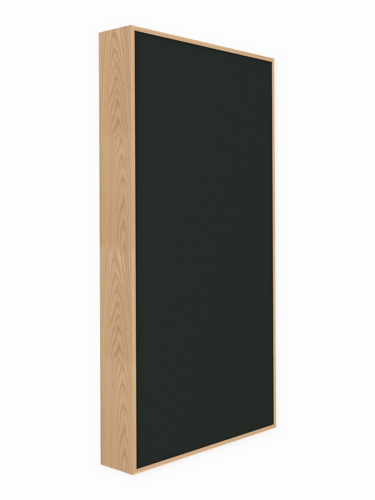 Red oak wood framed acoustic panel, 3 x 6 ft, Guilford of Maine Anchorage in Graphite