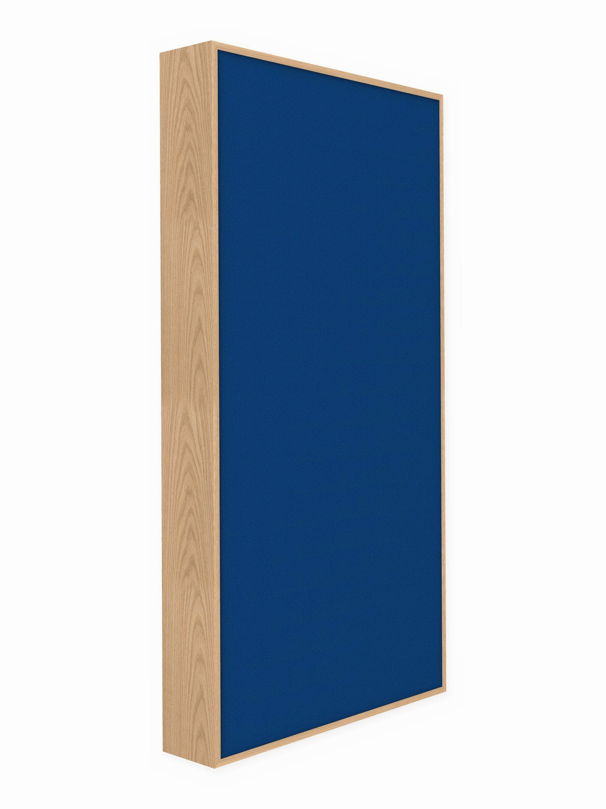 Red oak wood framed acoustic panel, 3 x 6 ft, Guilford of Maine Anchorage in Lapis