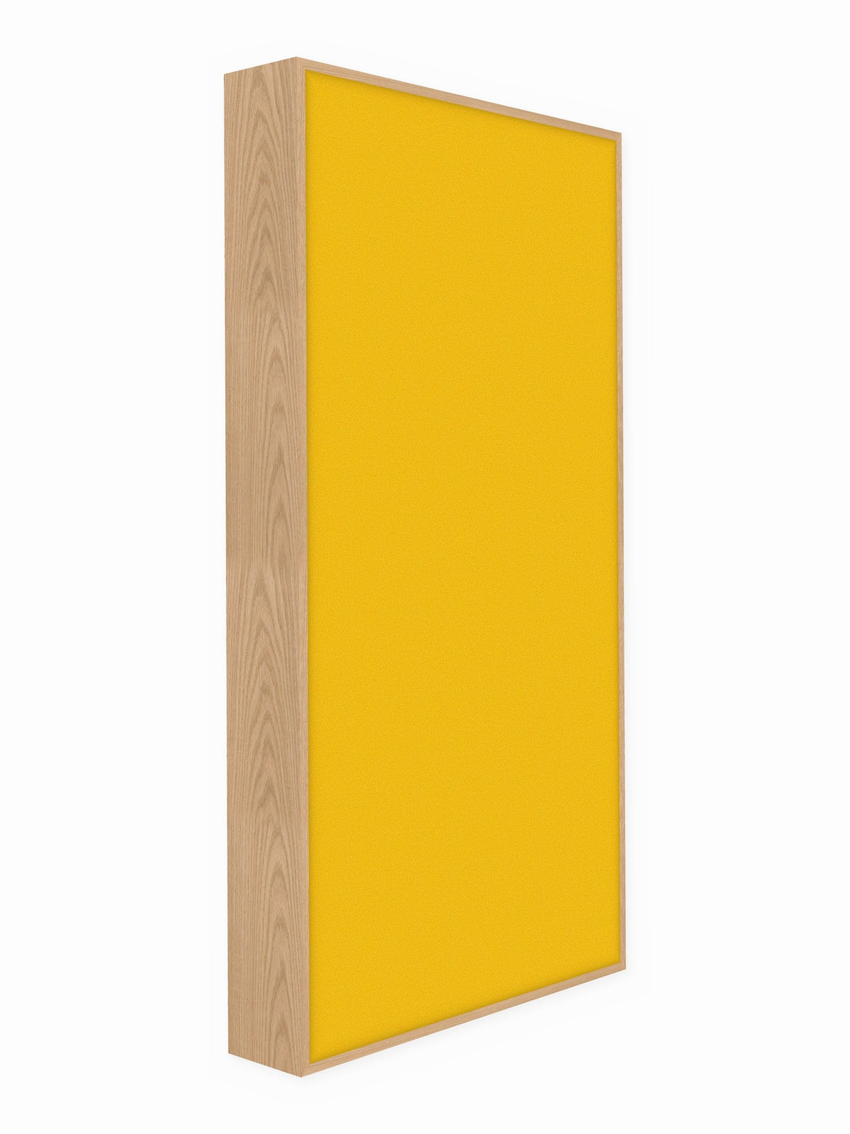 Red oak wood framed acoustic panel, 3 x 6 ft, Guilford of Maine Anchorage in Lemon
