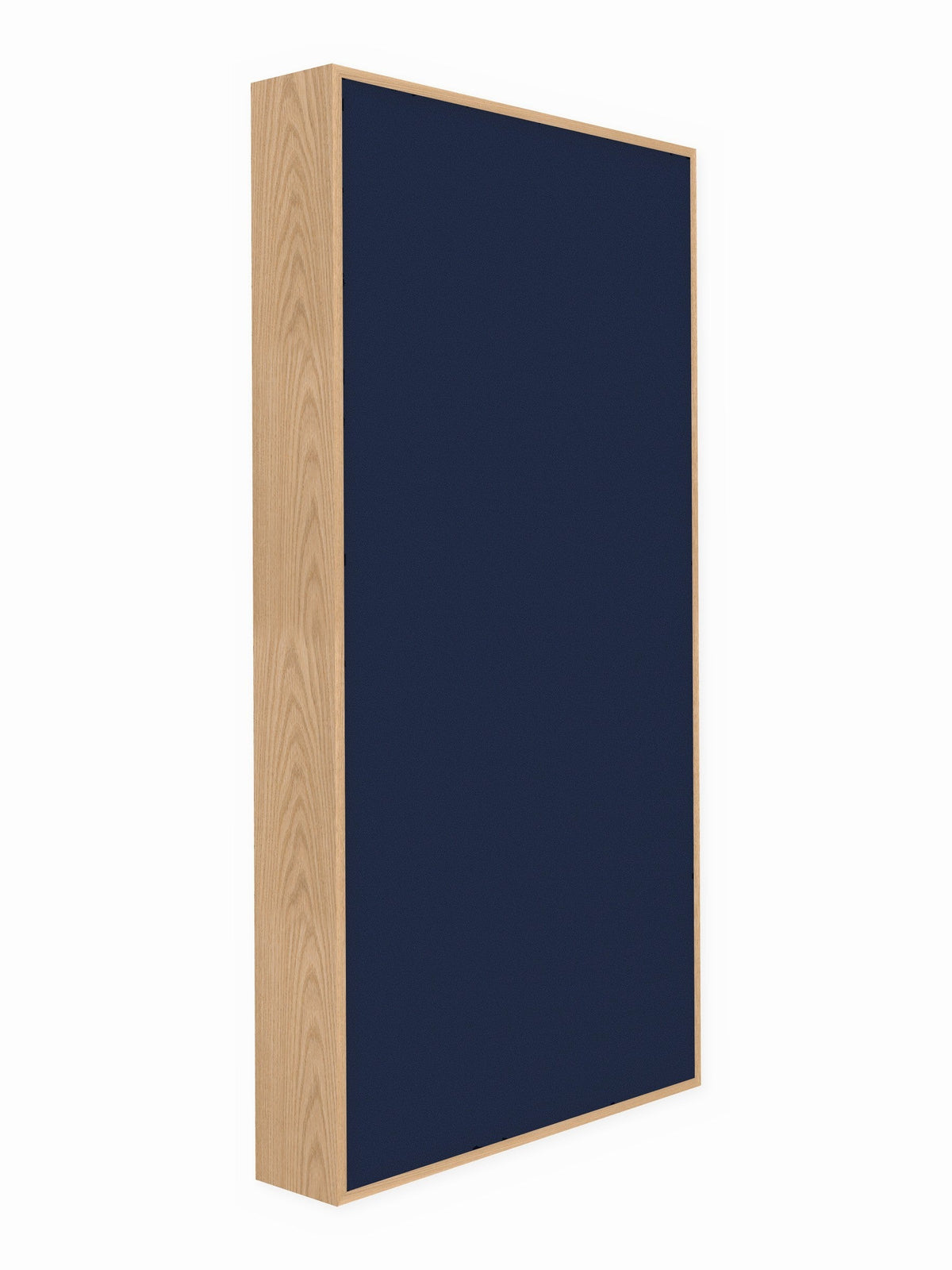 Red oak wood framed acoustic panel, 3 x 6 ft, Guilford of Maine Anchorage in Midnight