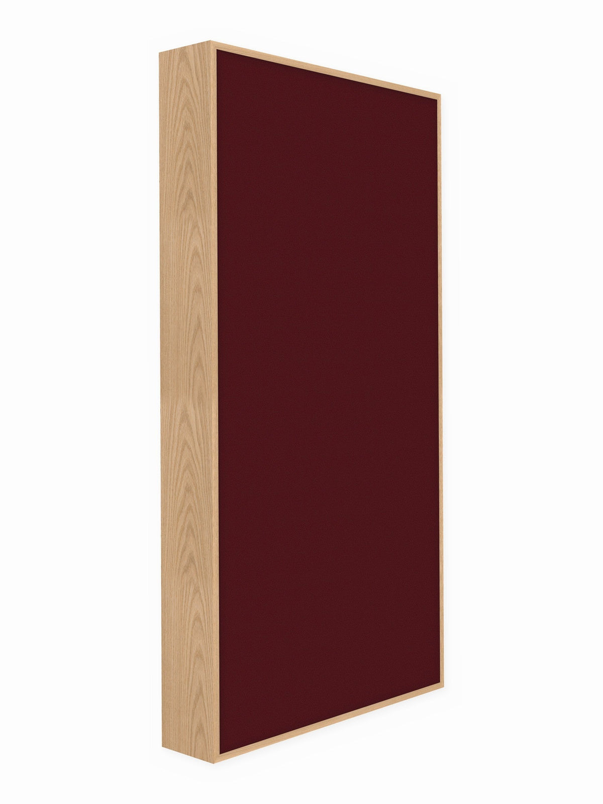 Red oak wood framed acoustic panel, 3 x 6 ft, Guilford of Maine Anchorage in Mulberry