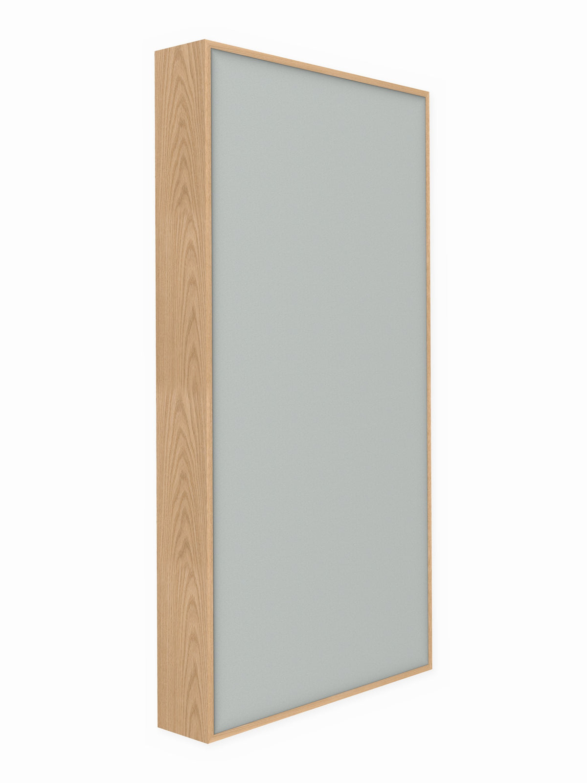 Red oak wood framed acoustic panel, 3 x 6 ft, Guilford of Maine Anchorage in Overcast