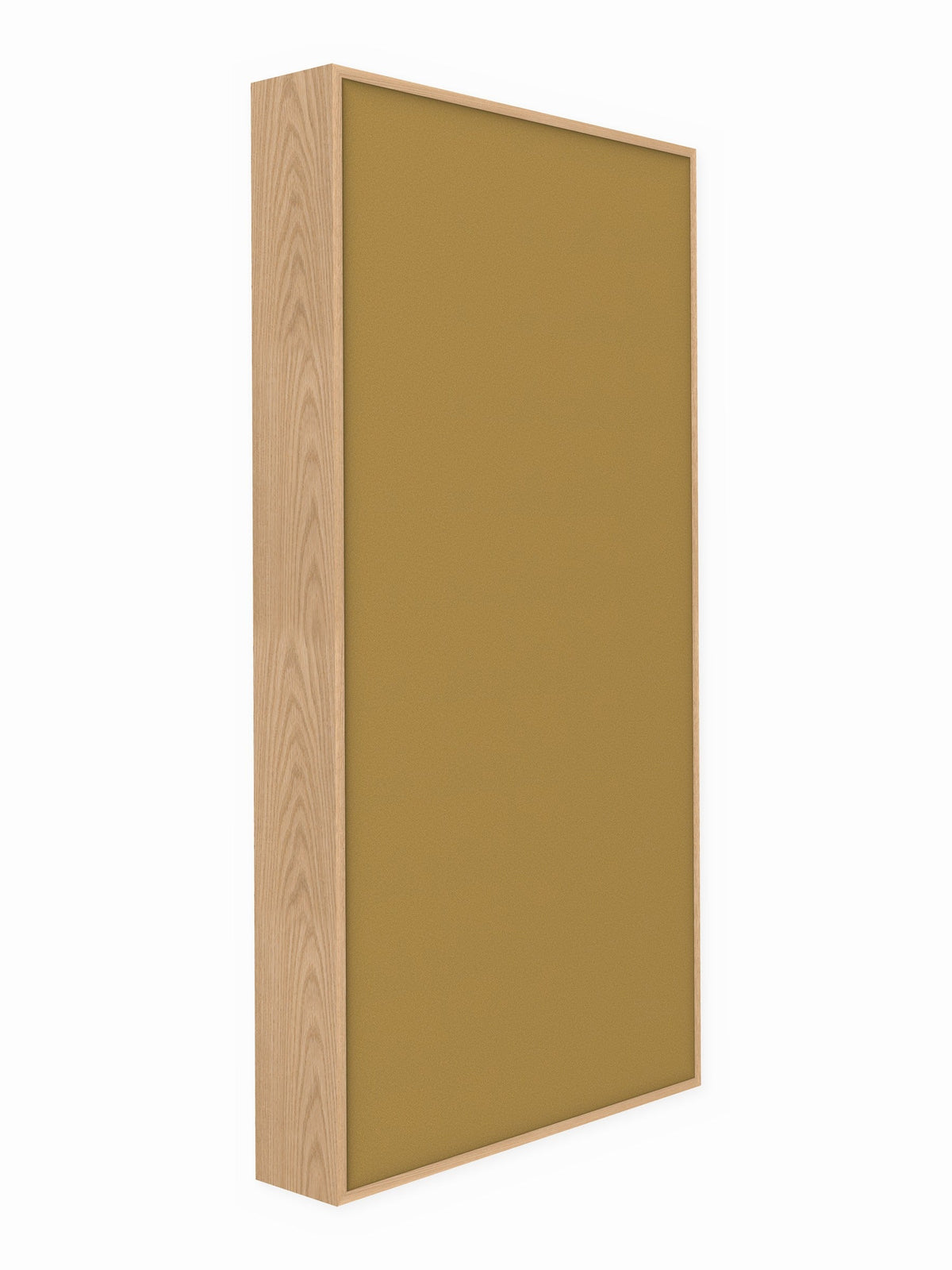 Red oak wood framed acoustic panel, 3 x 6 ft, Guilford of Maine Anchorage in Straw