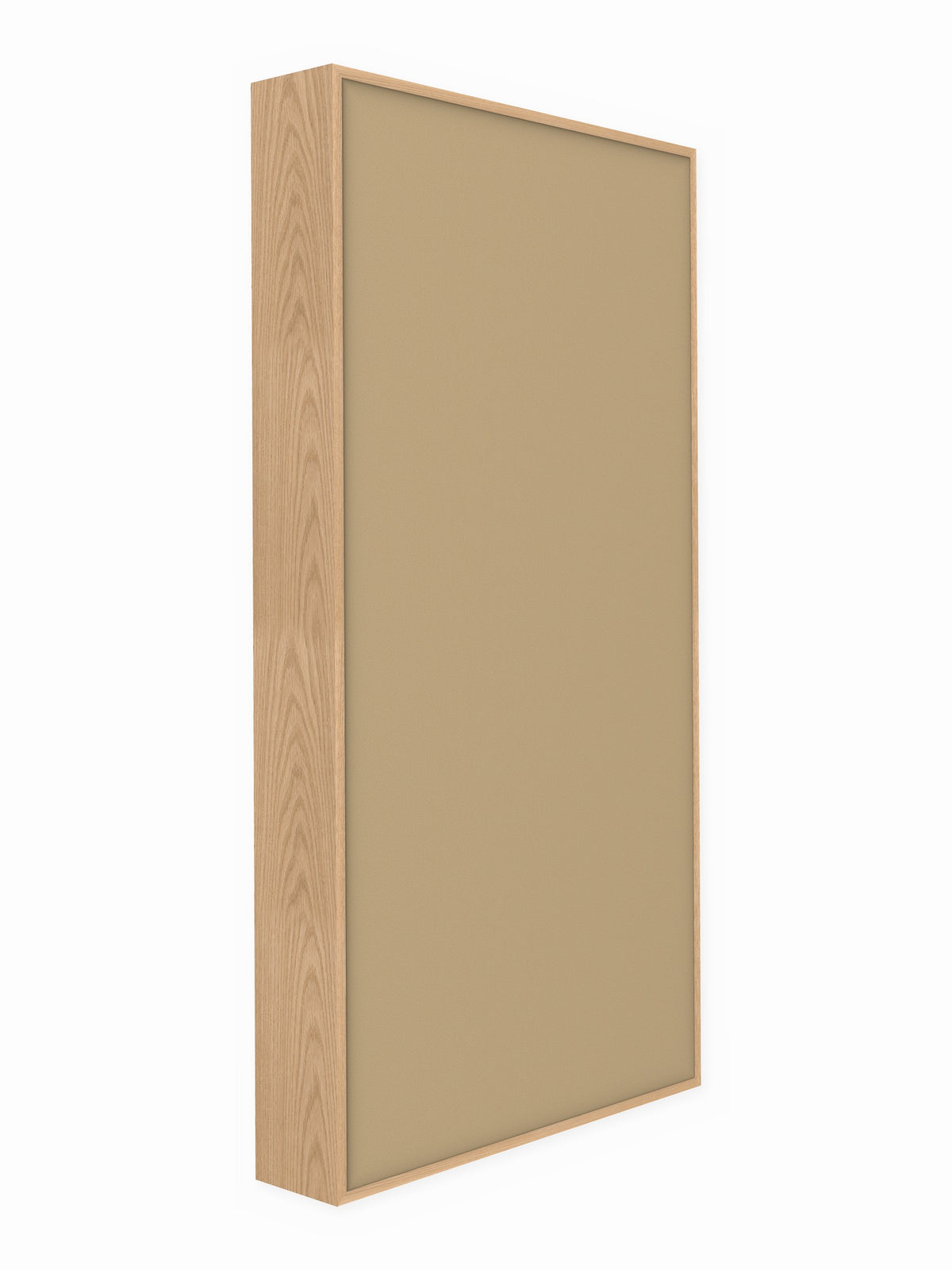Red oak wood framed acoustic panel, 3 x 6 ft, Guilford of Maine Anchorage in Vanilla