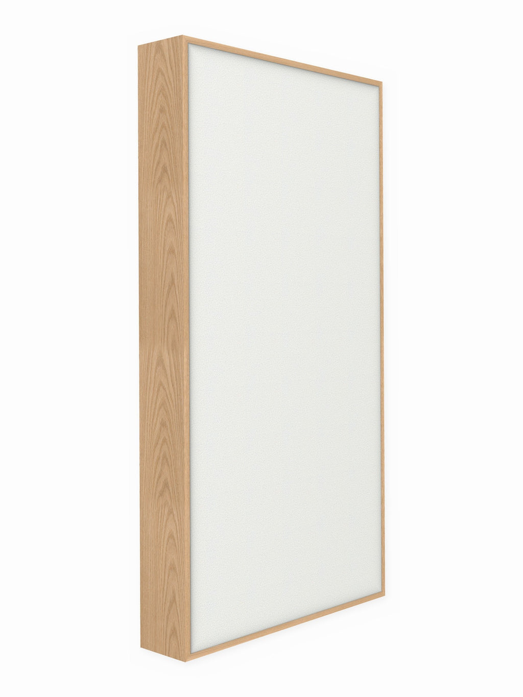 Red oak wood framed acoustic panel, 3 x 6 ft, Guilford of Maine Anchorage in White