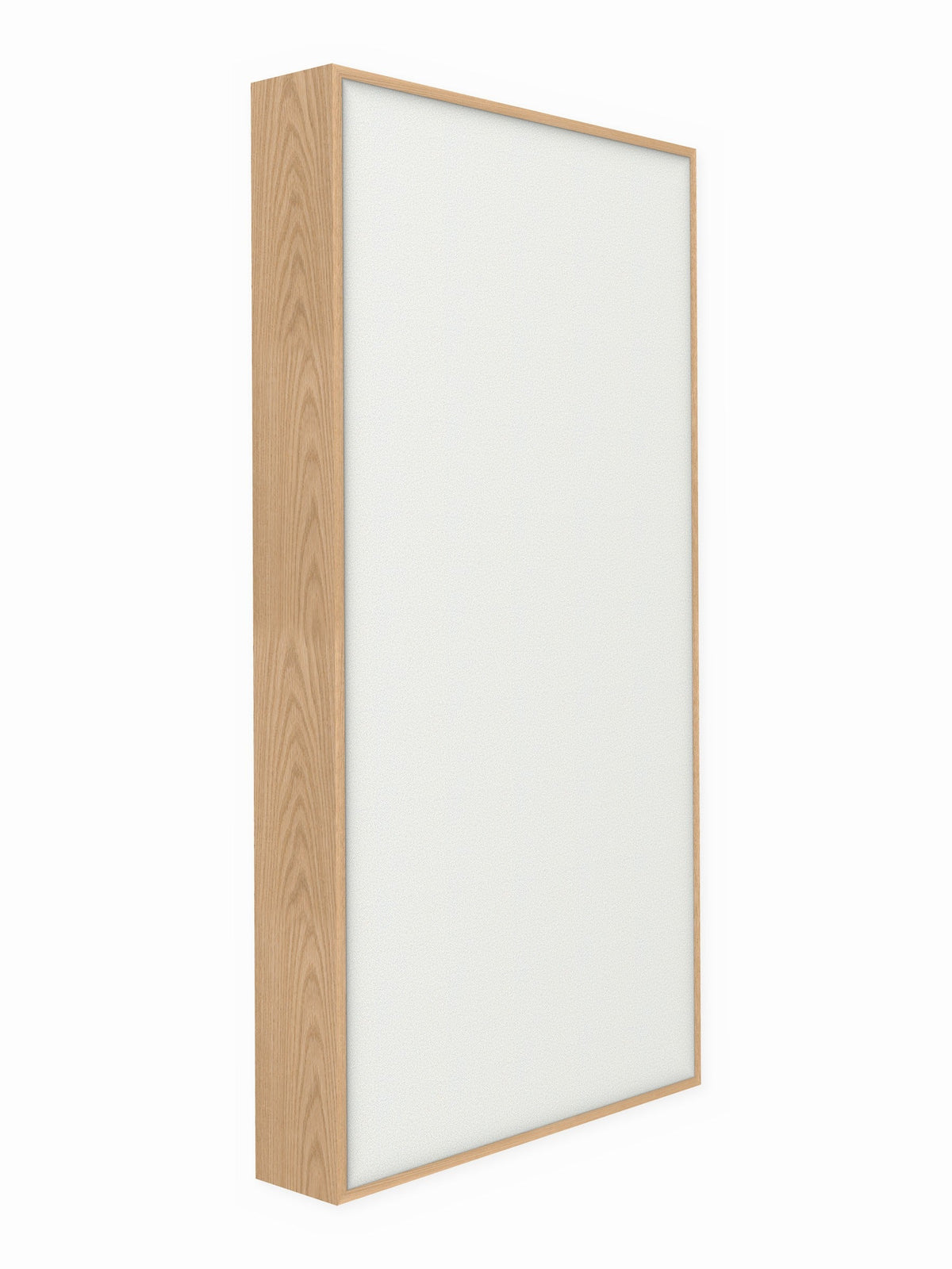 Red oak wood framed acoustic panel, 3 x 6 ft, Guilford of Maine Anchorage in White