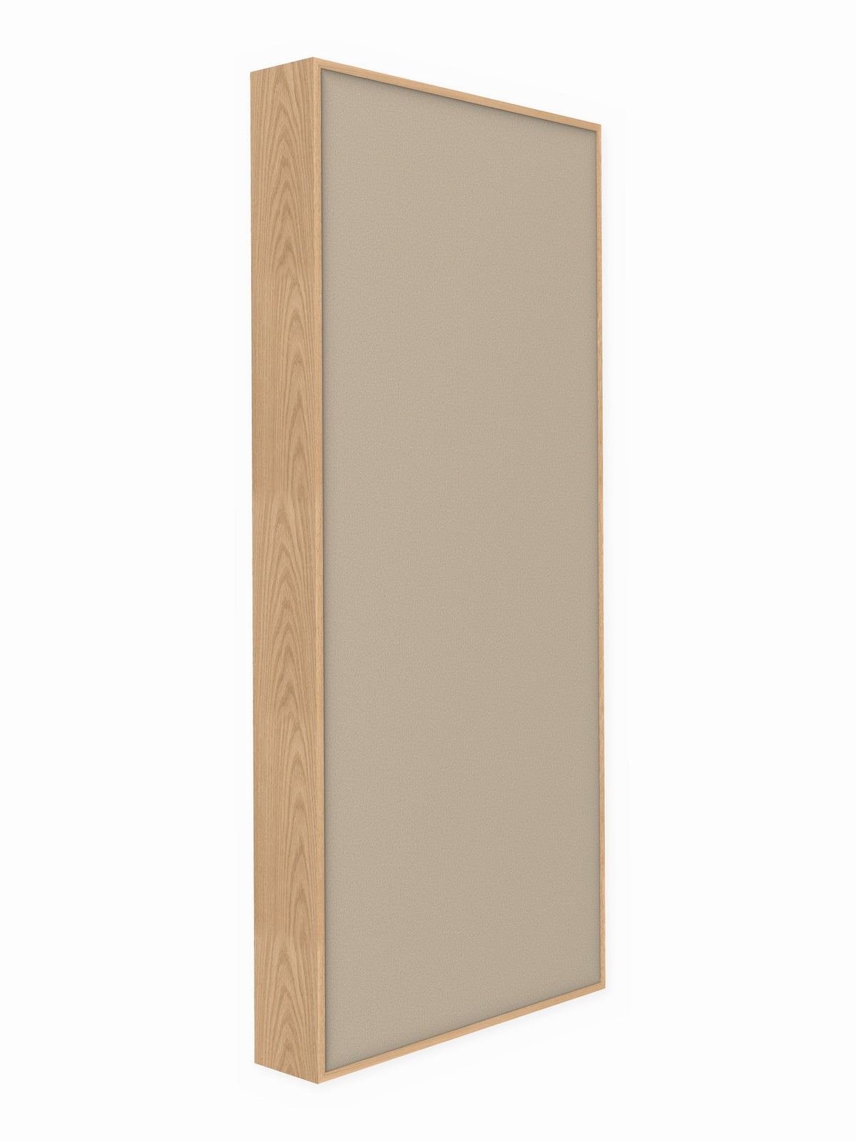 Red oak wood framed acoustic panel, 3 x 7 ft, Guilford of Maine Anchorage in Birch
