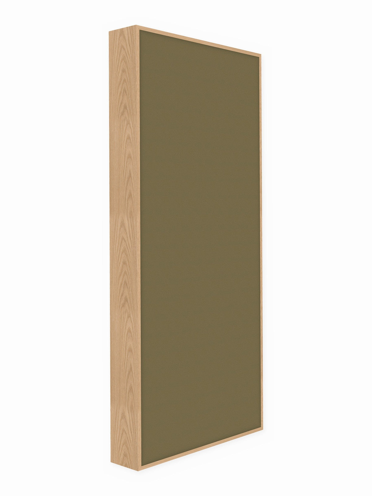 Red oak wood framed acoustic panel, 3 x 7 ft, Guilford of Maine Anchorage in Cumin