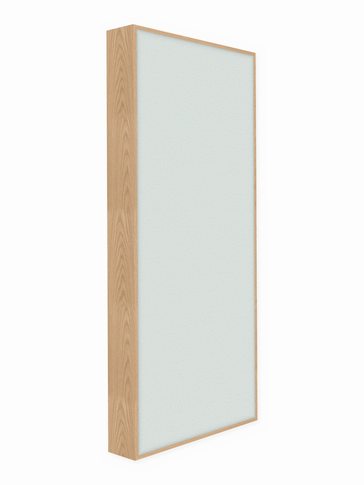 Red oak wood framed acoustic panel, 3 x 7 ft, Guilford of Maine Anchorage in Dew