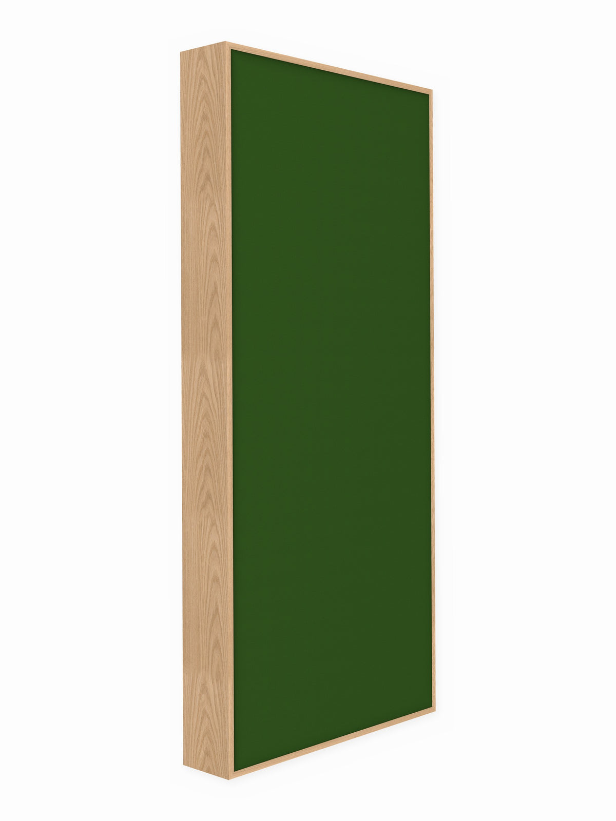 Red oak wood framed acoustic panel, 3 x 7 ft, Guilford of Maine Anchorage in Fern