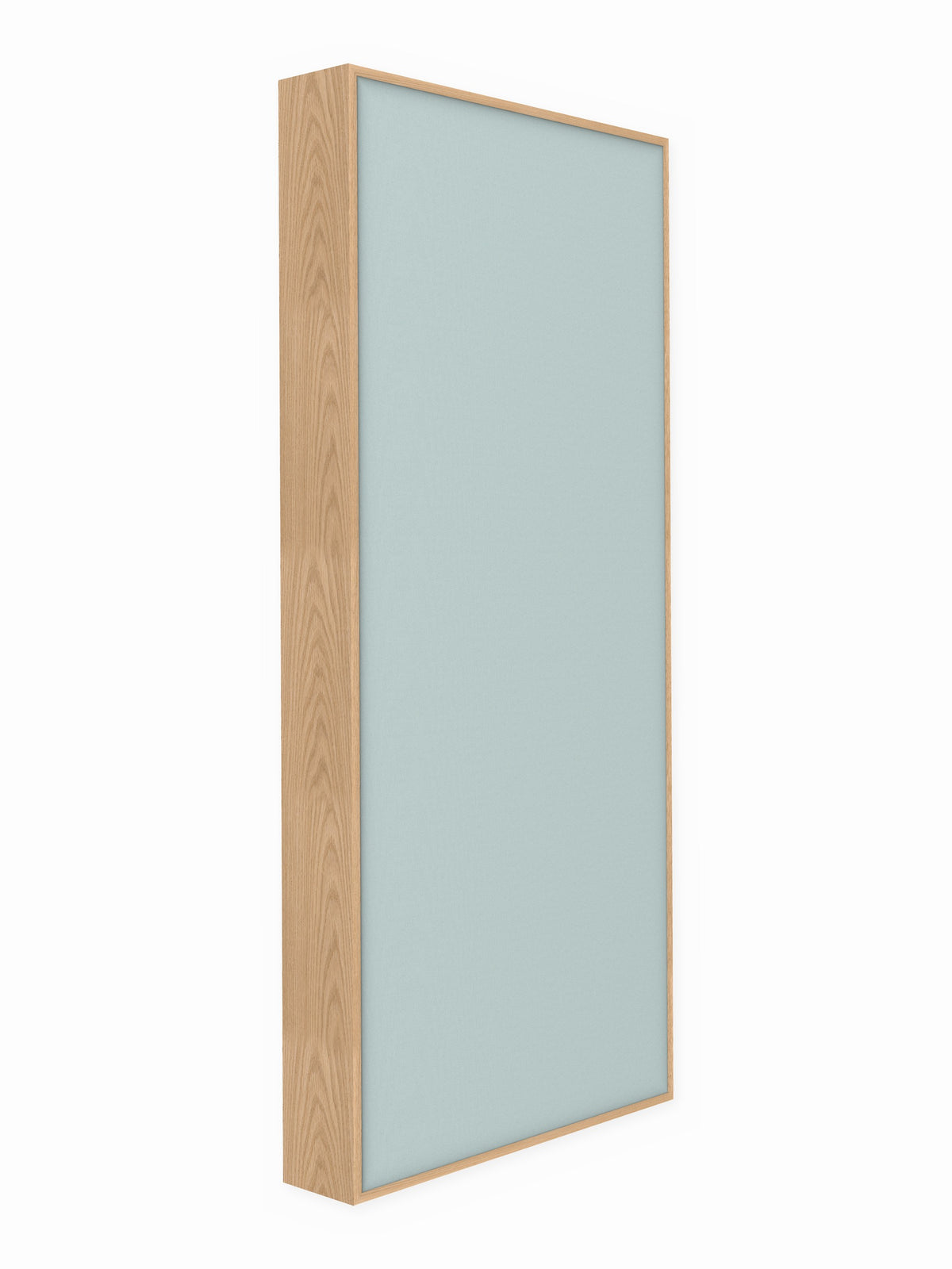 Red oak wood framed acoustic panel, 3 x 7 ft, Guilford of Maine Anchorage in Foam
