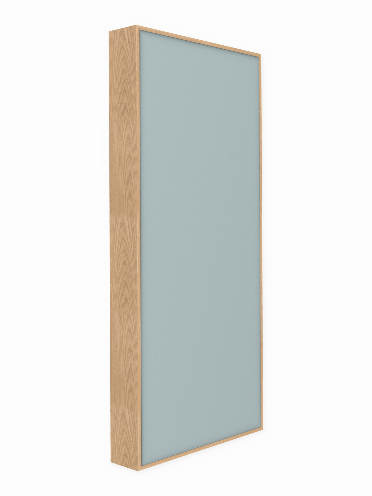 Red oak wood framed acoustic panel, 3 x 7 ft, Guilford of Maine Anchorage in Fog