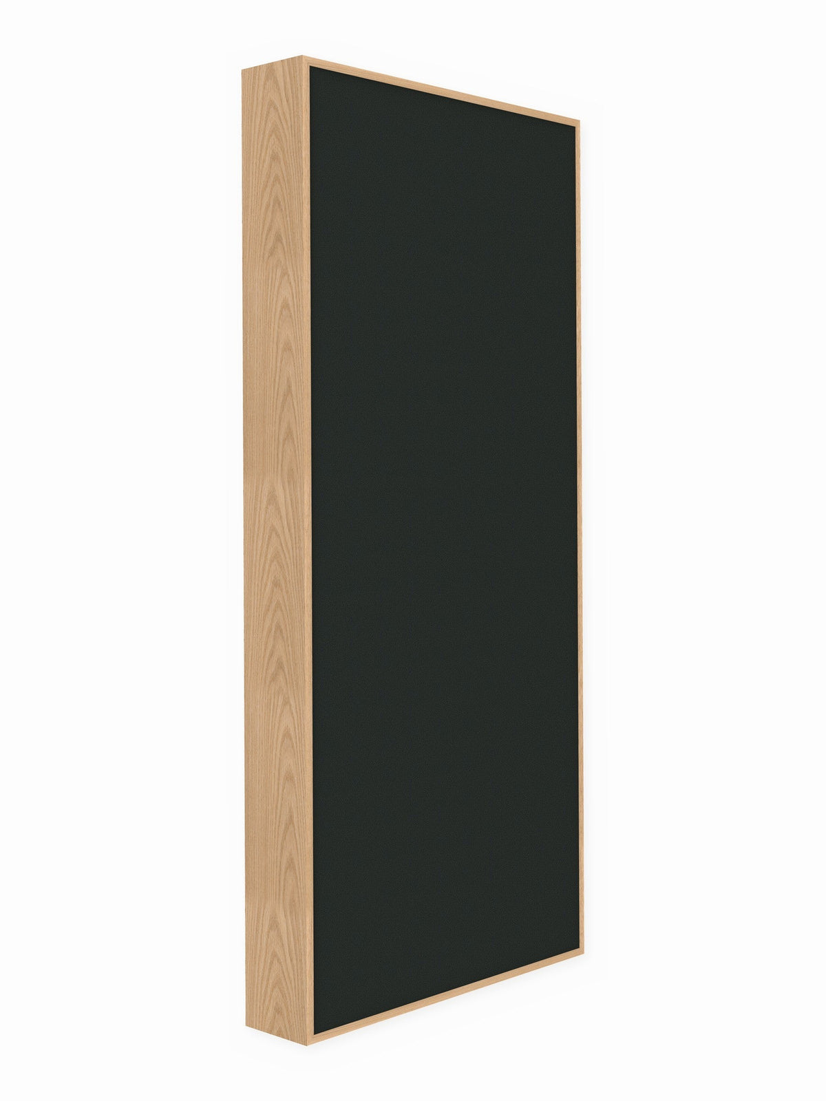 Red oak wood framed acoustic panel, 3 x 7 ft, Guilford of Maine Anchorage in Graphite