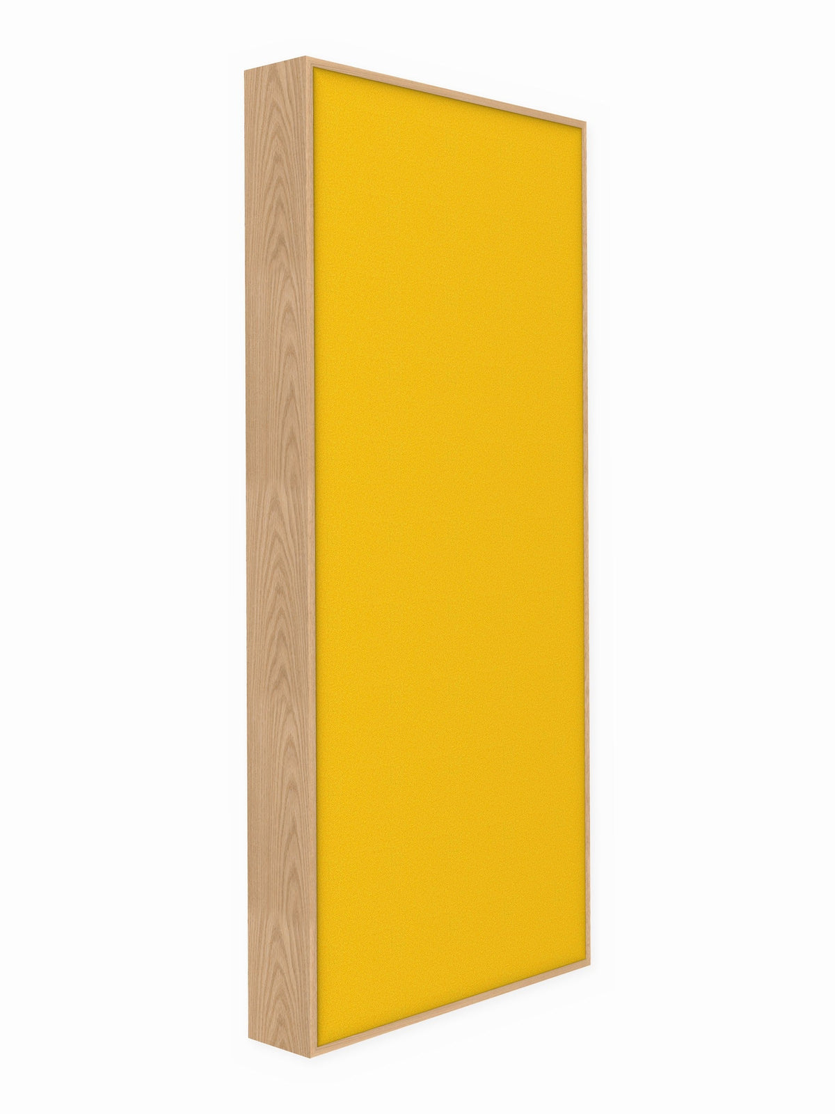 Red oak wood framed acoustic panel, 3 x 7 ft, Guilford of Maine Anchorage in Lemon