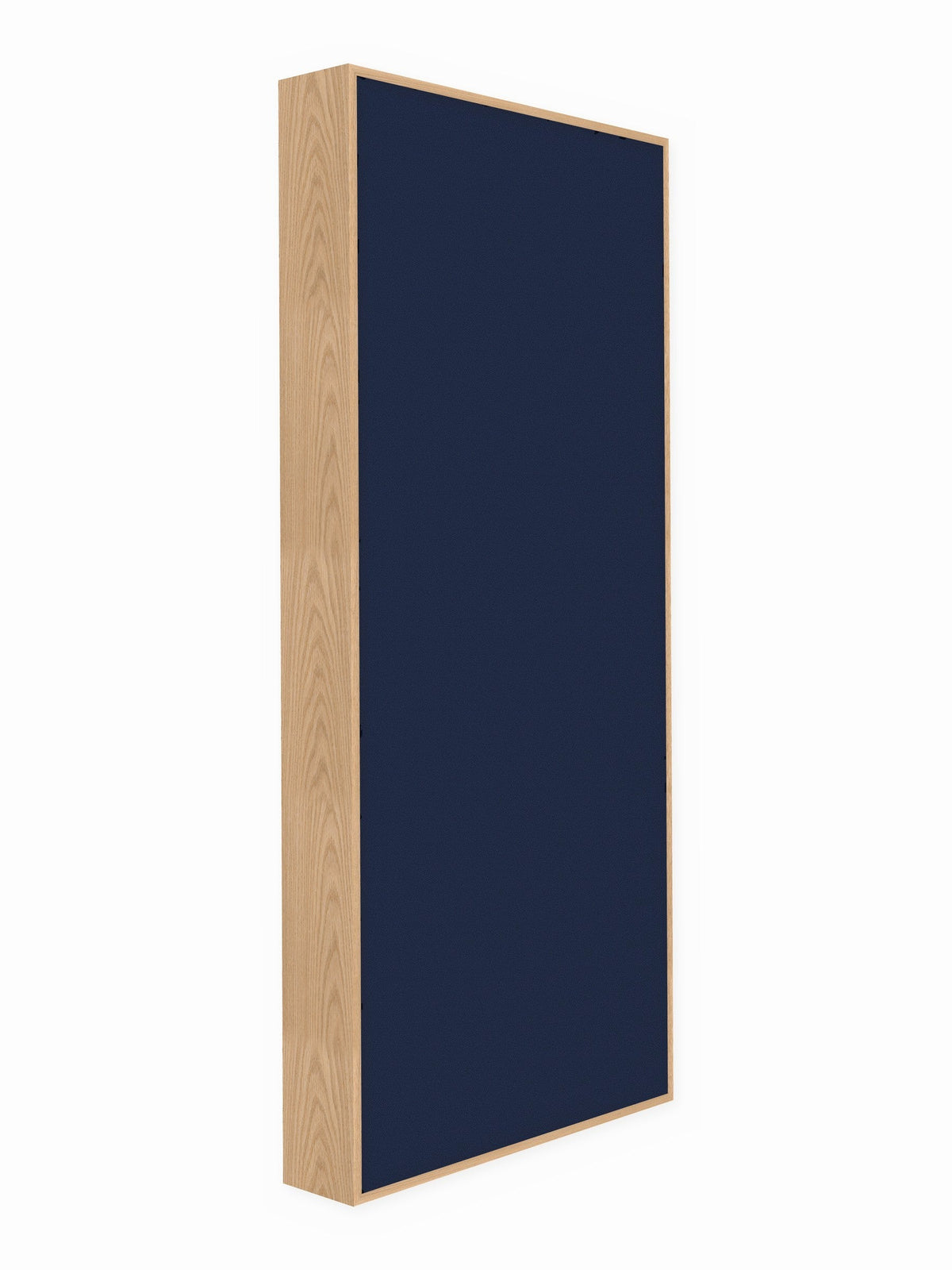 Red oak wood framed acoustic panel, 3 x 7 ft, Guilford of Maine Anchorage in Midnight