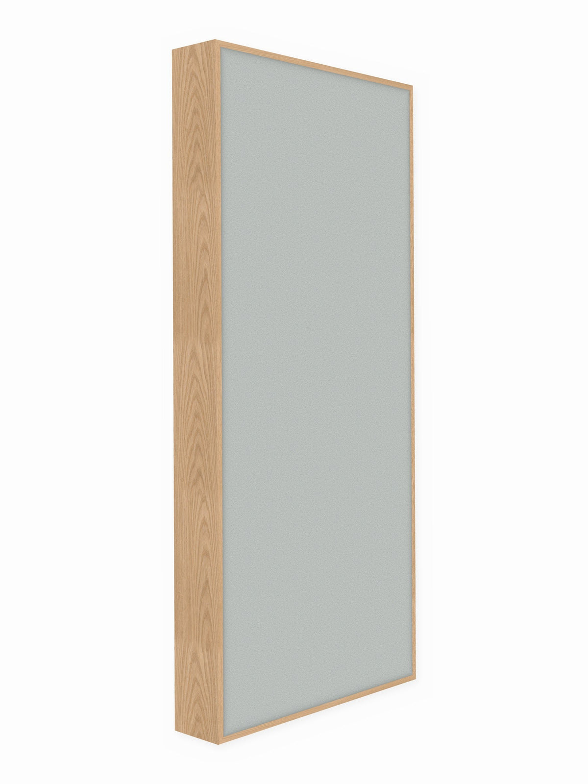 Red oak wood framed acoustic panel, 3 x 7 ft, Guilford of Maine Anchorage in Overcast