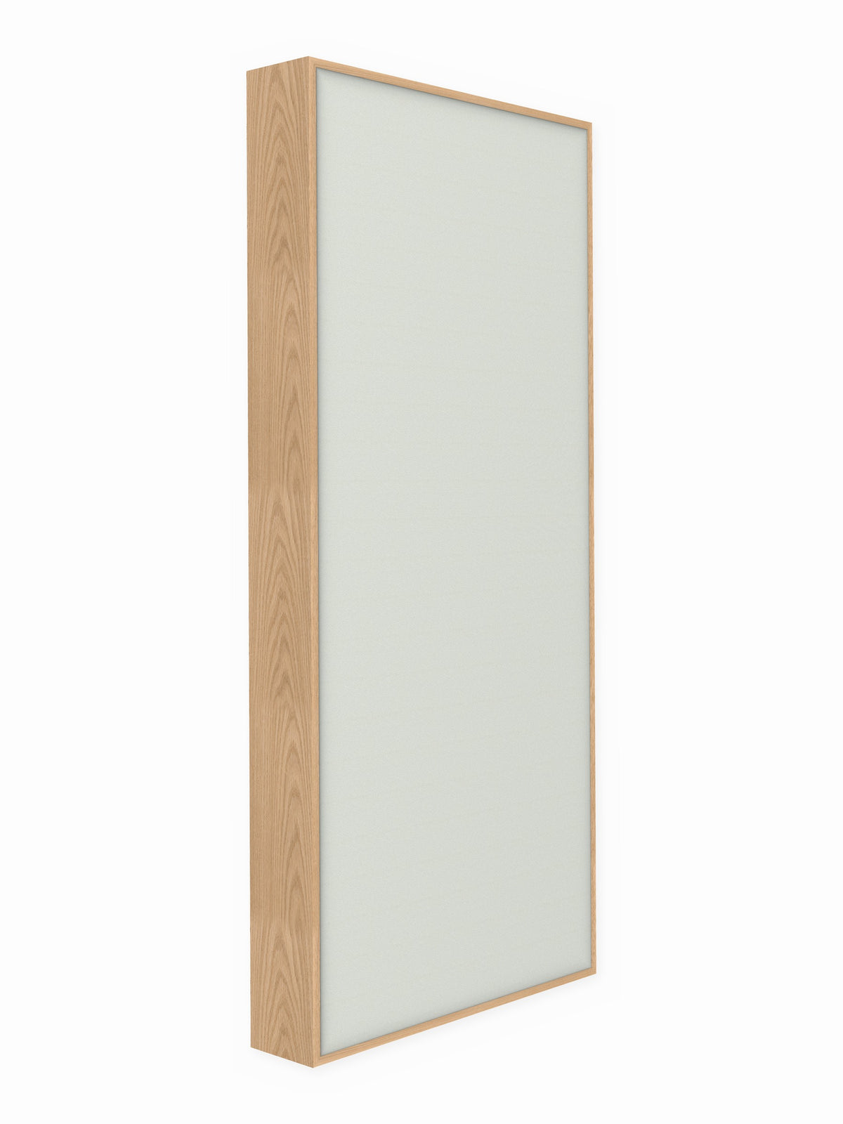 Red oak wood framed acoustic panel, 3 x 7 ft, Guilford of Maine Anchorage in Pearl