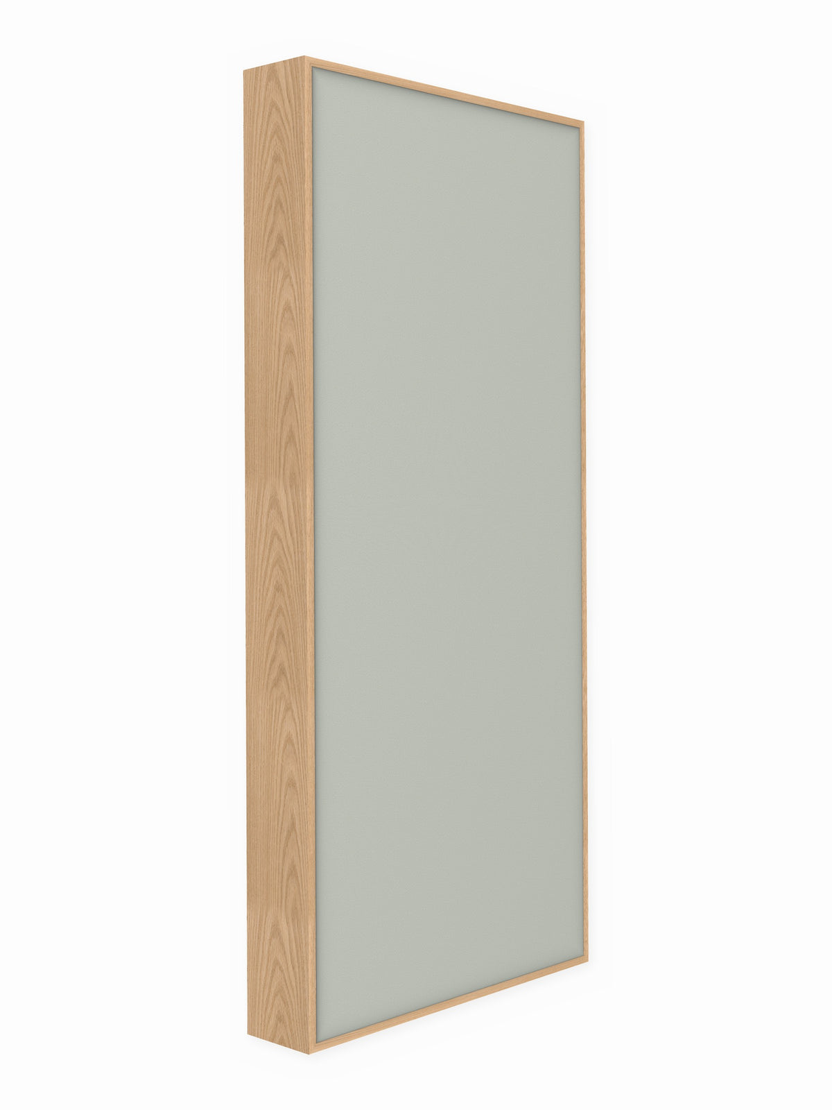 Red oak wood framed acoustic panel, 3 x 7 ft, Guilford of Maine Anchorage in Shadow