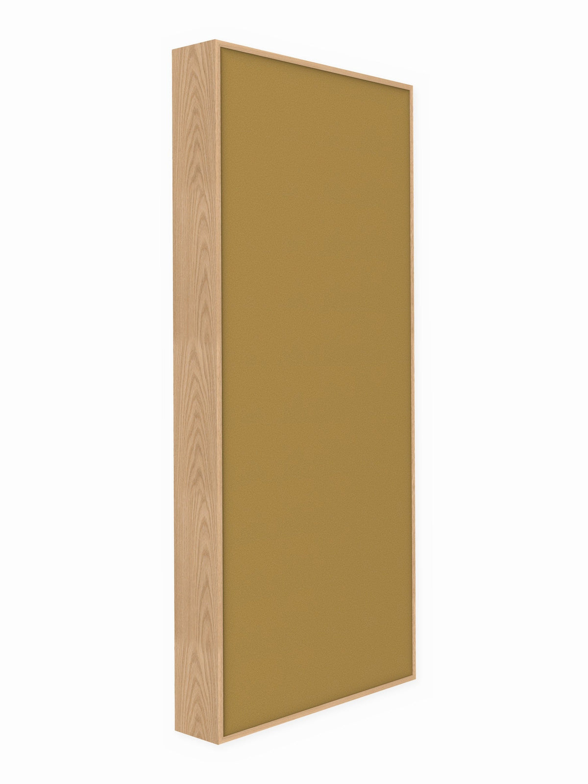 Red oak wood framed acoustic panel, 3 x 7 ft, Guilford of Maine Anchorage in Straw