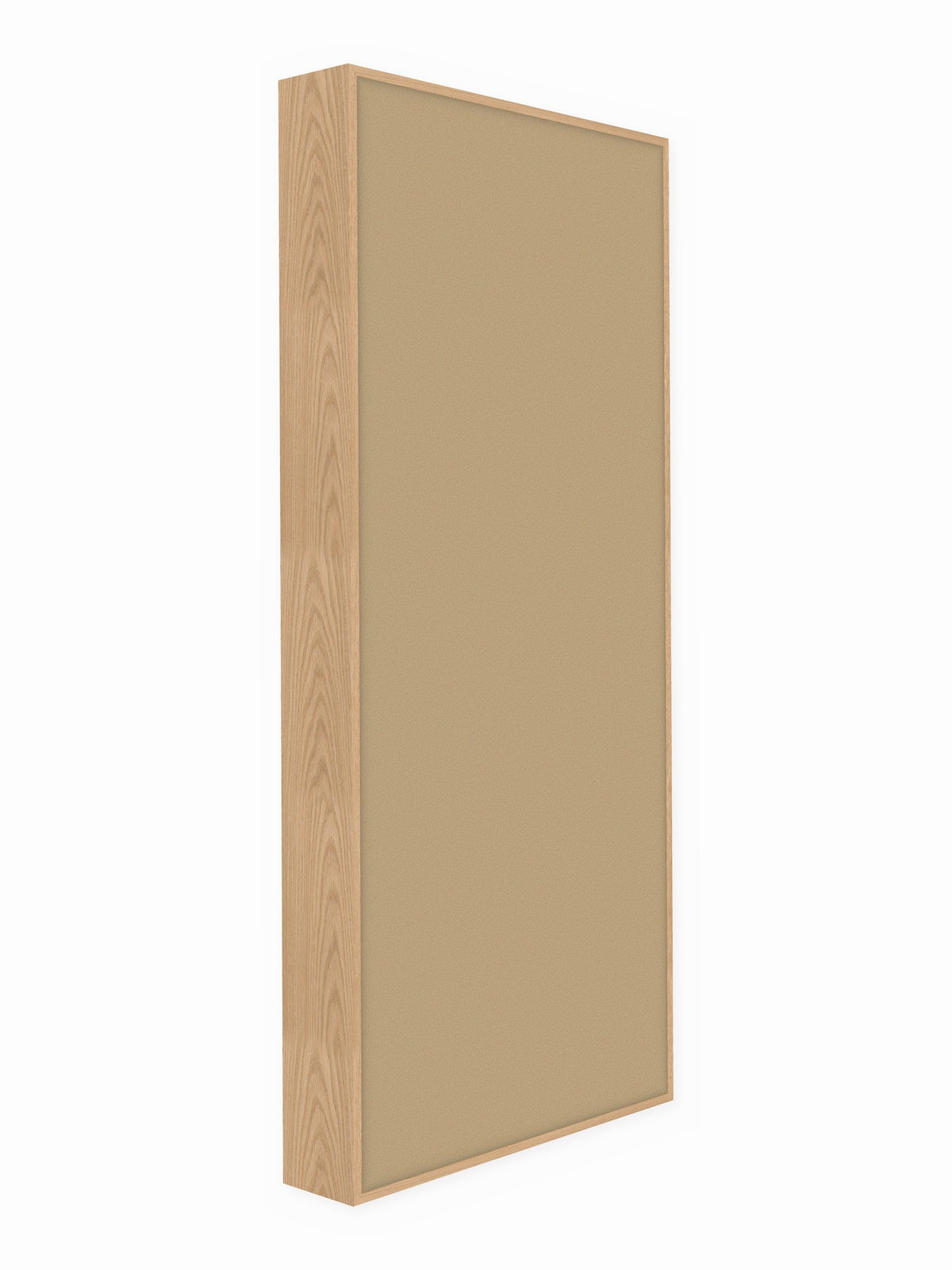 Red oak wood framed acoustic panel, 3 x 7 ft, Guilford of Maine Anchorage in Vanilla