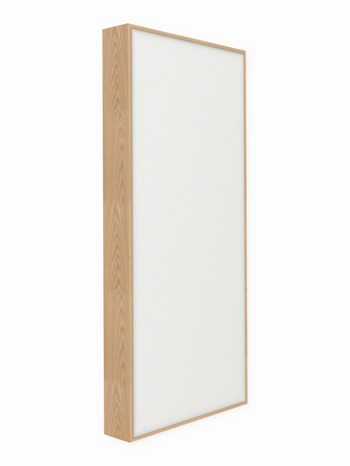 Red oak wood framed acoustic panel, 3 x 7 ft, Guilford of Maine Anchorage in White