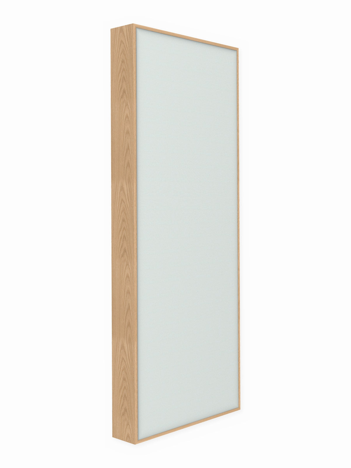 Red oak wood framed acoustic panel, 3 x 8 ft, Guilford of Maine Anchorage in Dew