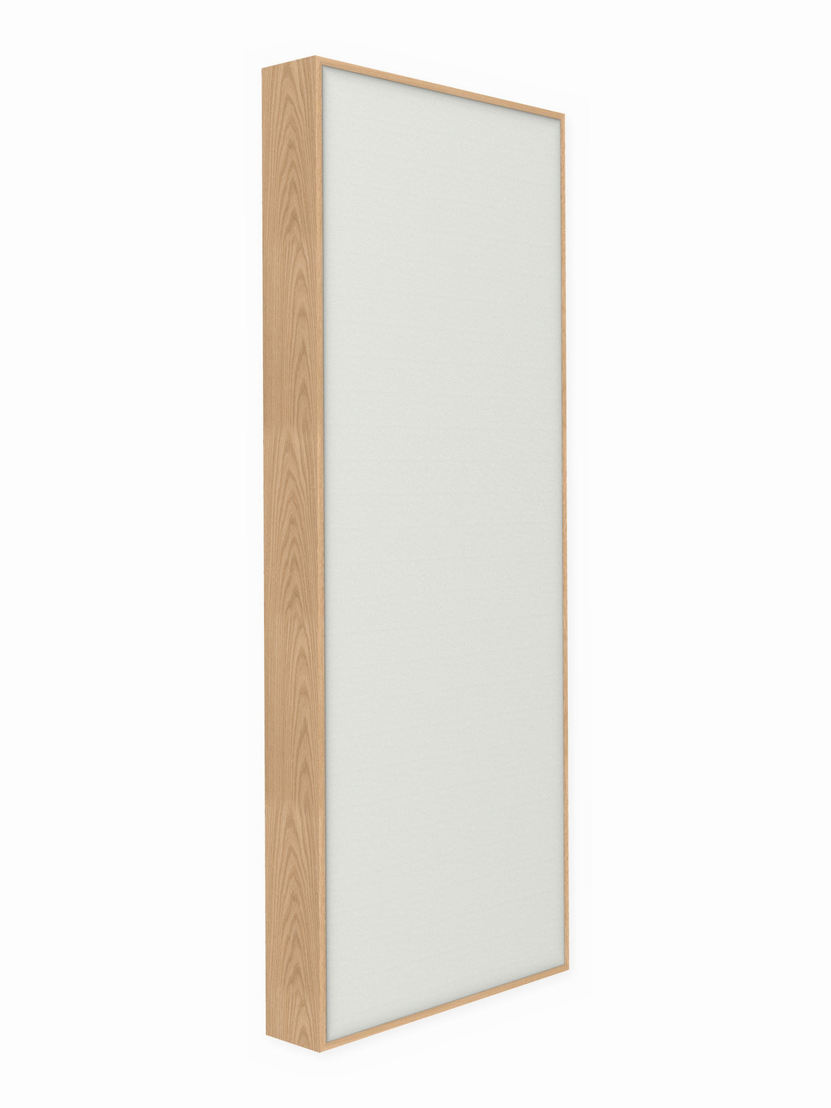 Red oak wood framed acoustic panel, 3 x 8 ft, Guilford of Maine Anchorage in Drift