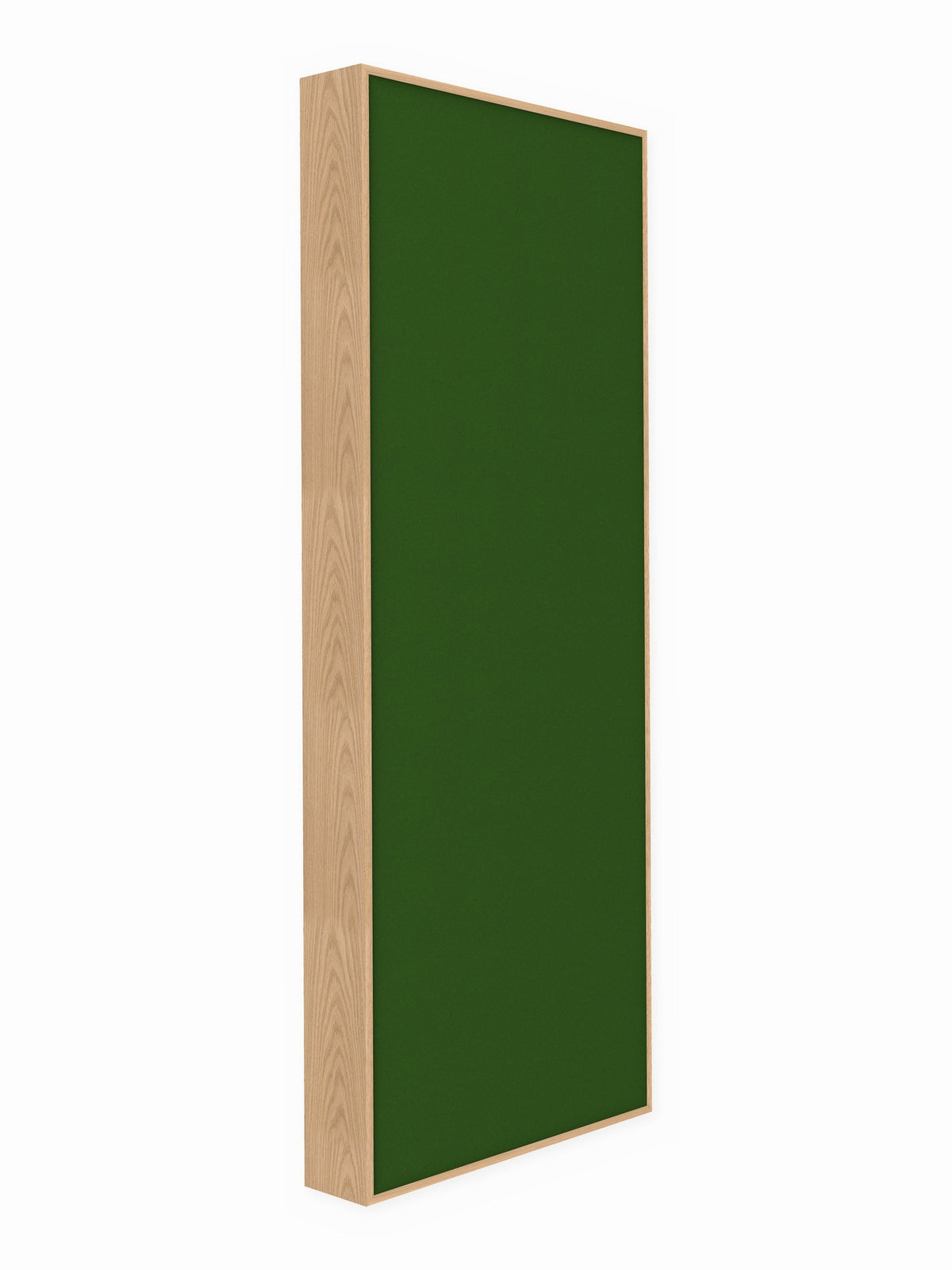 Red oak wood framed acoustic panel, 3 x 8 ft, Guilford of Maine Anchorage in Fern
