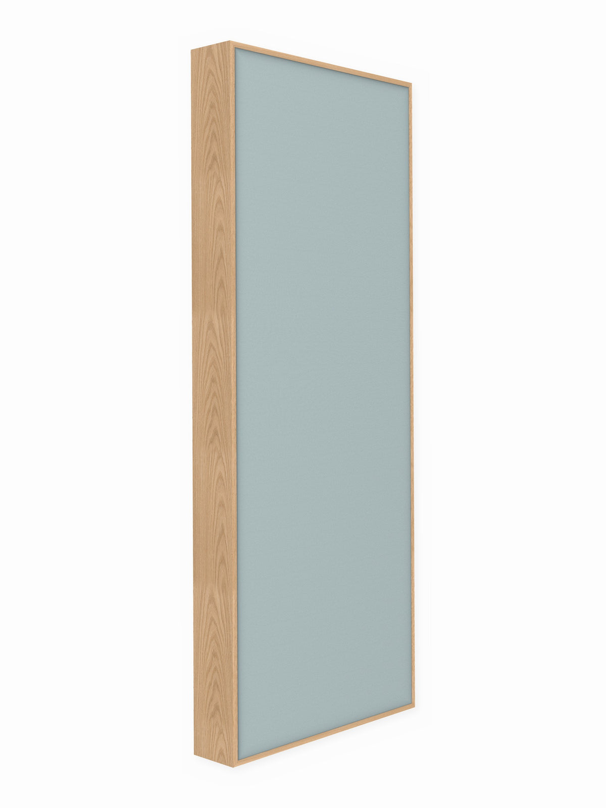 Red oak wood framed acoustic panel, 3 x 8 ft, Guilford of Maine Anchorage in Fog