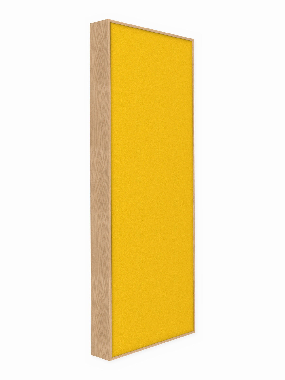 Red oak wood framed acoustic panel, 3 x 8 ft, Guilford of Maine Anchorage in Lemon