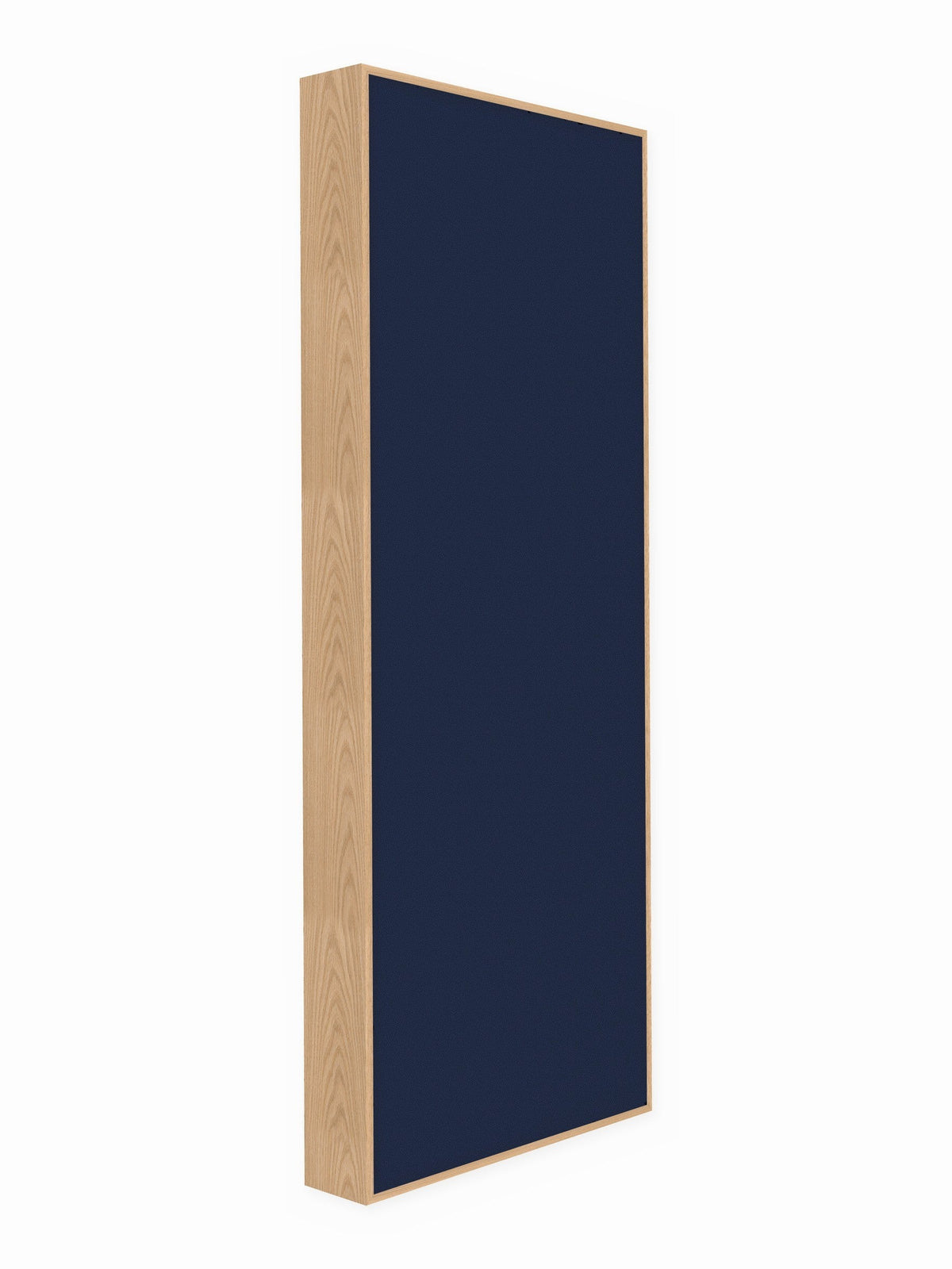 Red oak wood framed acoustic panel, 3 x 8 ft, Guilford of Maine Anchorage in Midnight