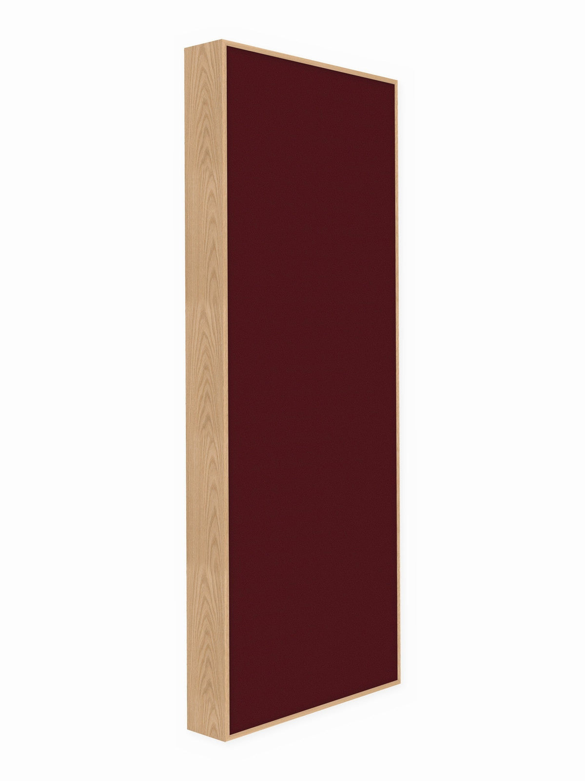 Red oak wood framed acoustic panel, 3 x 8 ft, Guilford of Maine Anchorage in Mulberry
