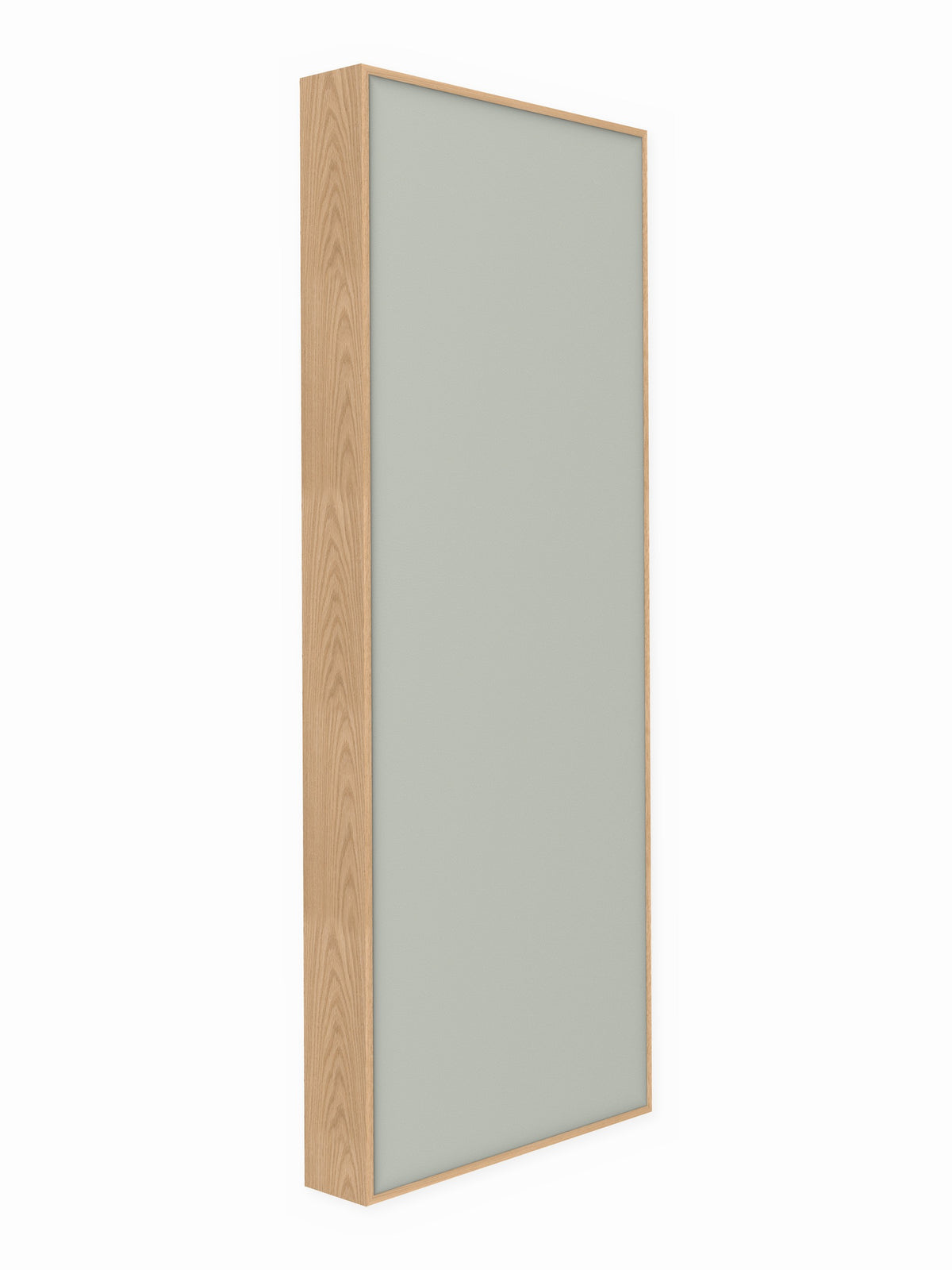 Red oak wood framed acoustic panel, 3 x 8 ft, Guilford of Maine Anchorage in Shadow