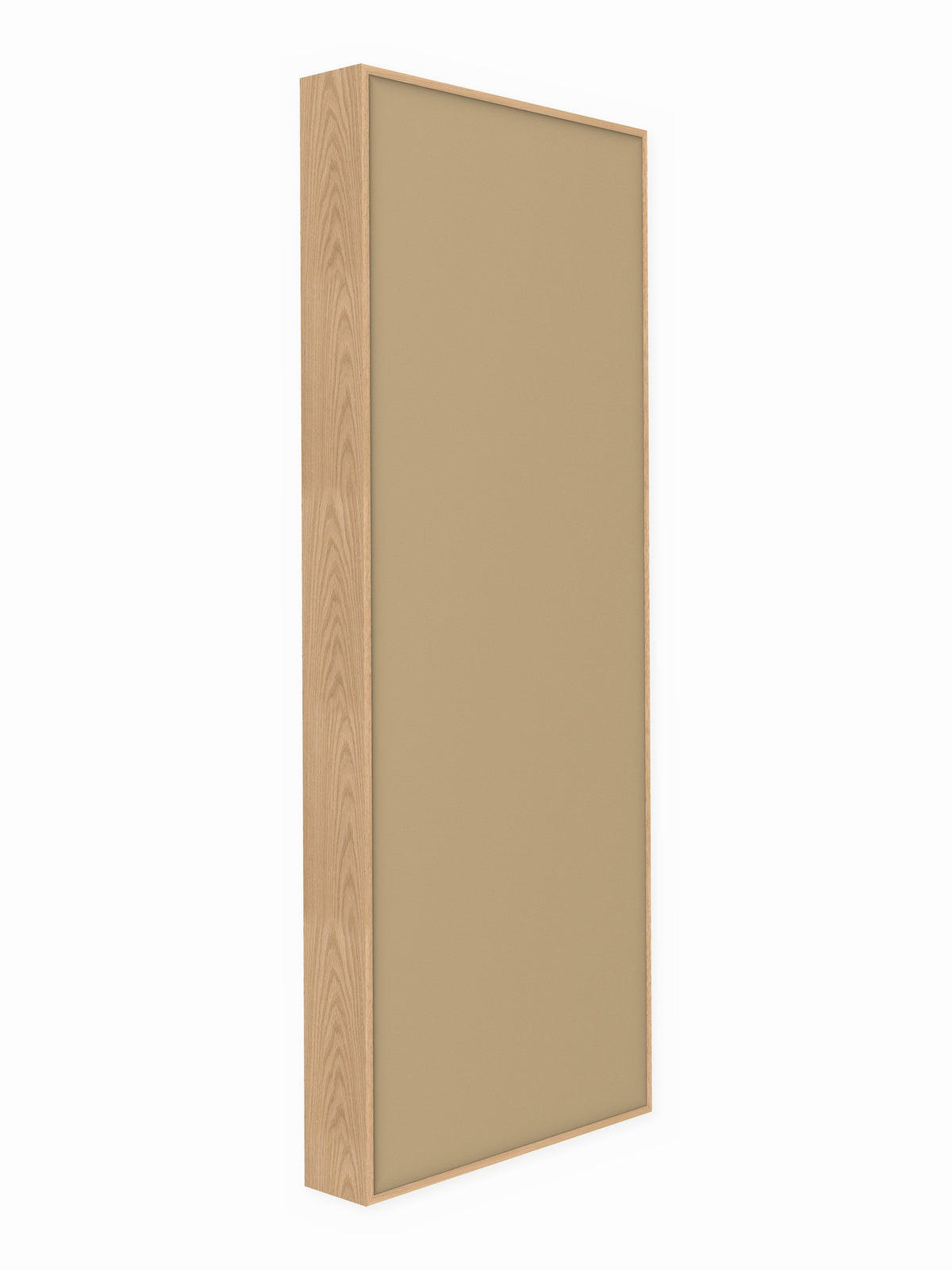 Red oak wood framed acoustic panel, 3 x 8 ft, Guilford of Maine Anchorage in Vanilla