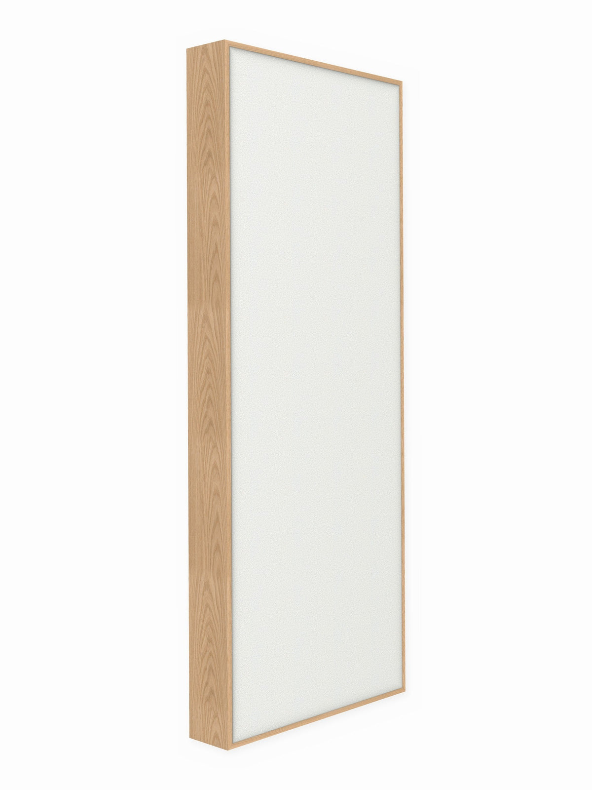 Red oak wood framed acoustic panel, 3 x 8 ft, Guilford of Maine Anchorage in White