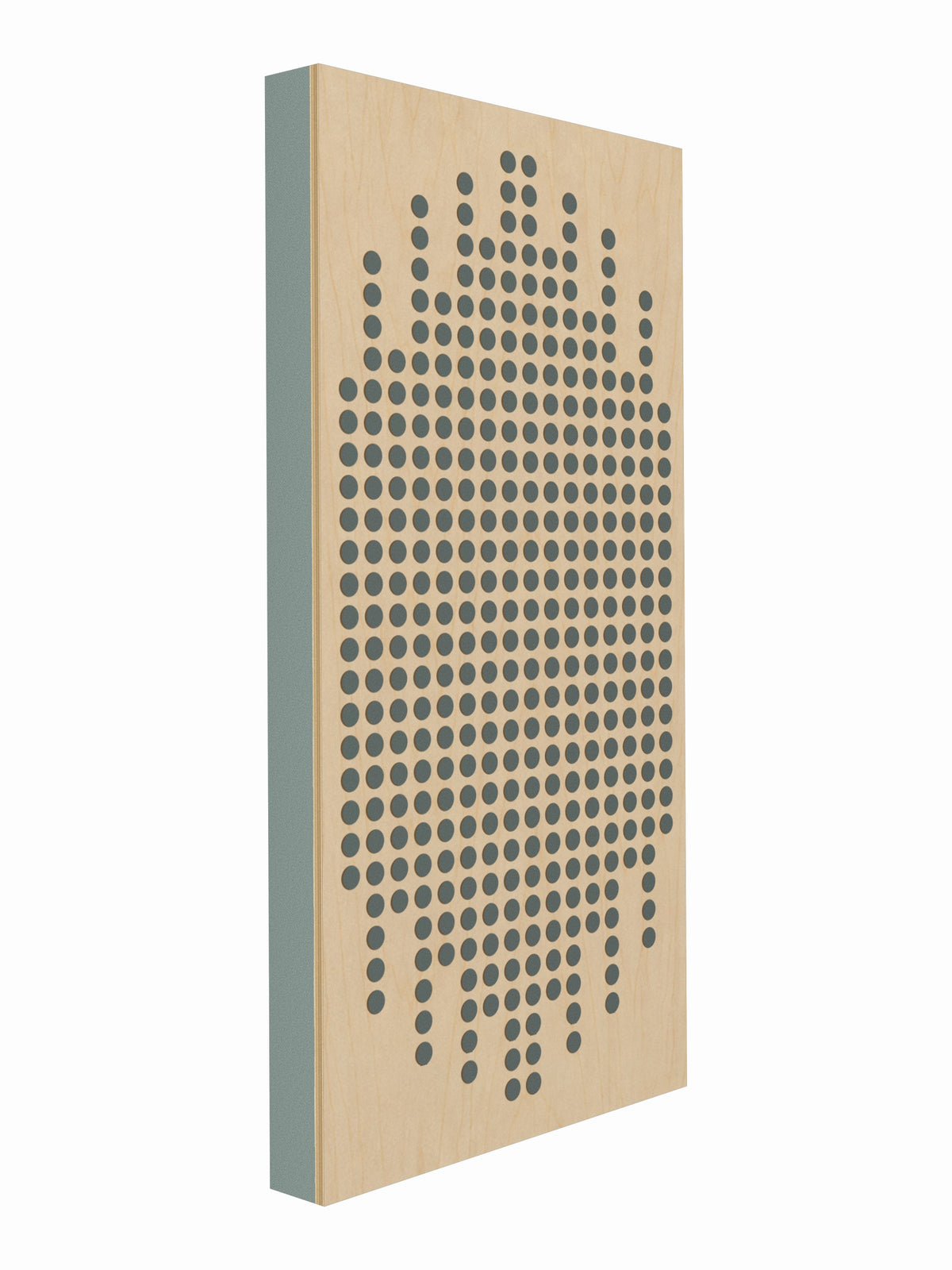 Transient Scatter Face Mid / High Acoustic Panel - Air - 2 x 4' - Slate