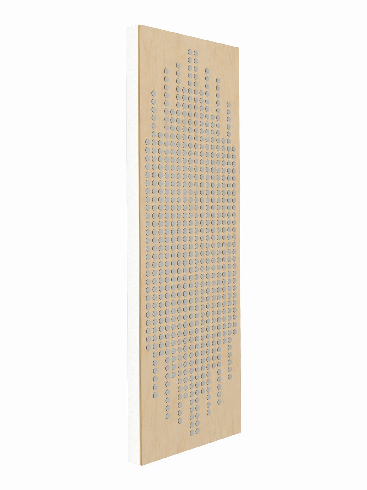Transient Scatter Face Mid / High Acoustic Panel - Air - 2 x 6' - White