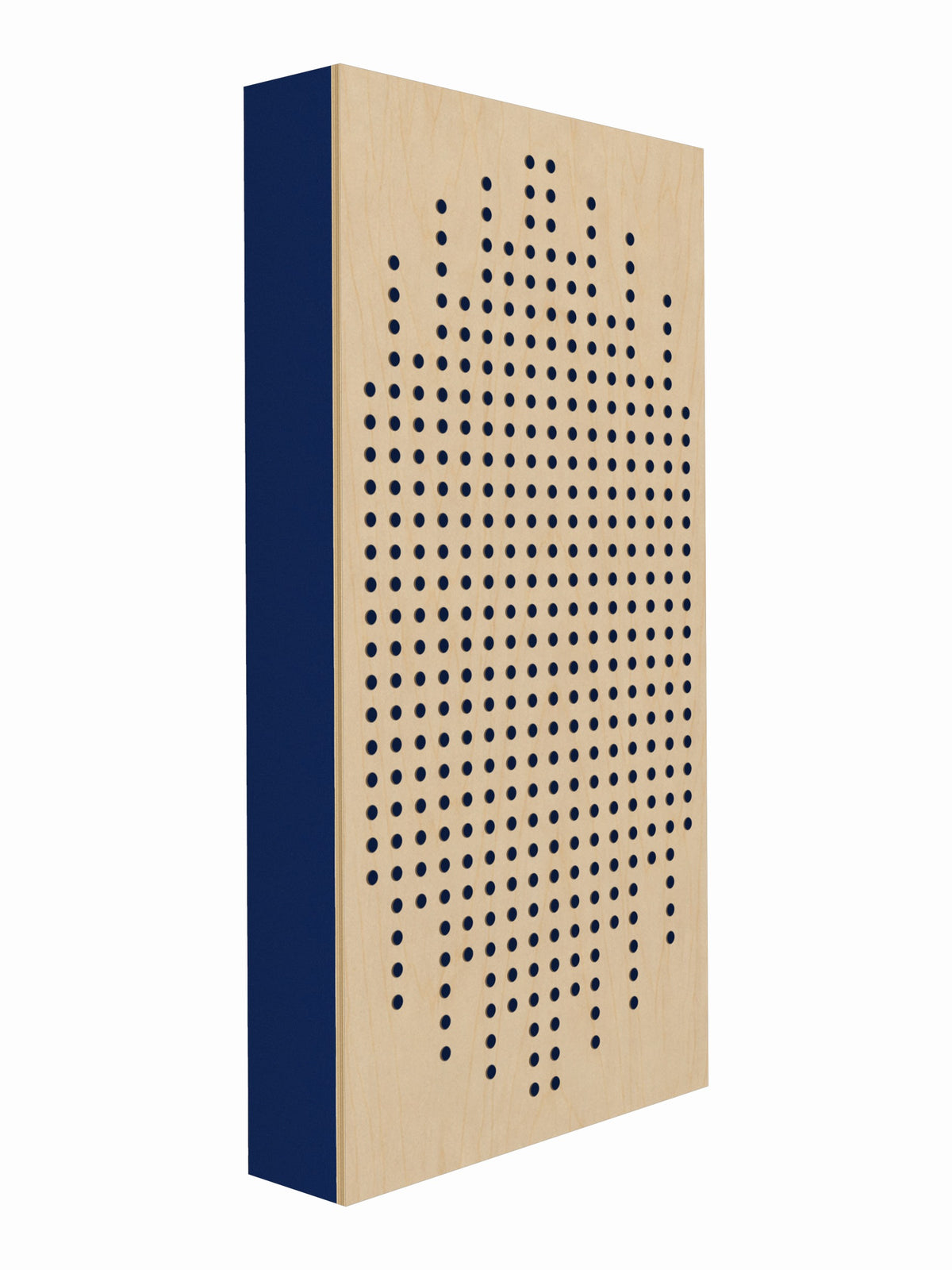 Transient Scatter Face Broadband Acoustic Panel - Live - 2 x 4' - Cobalt