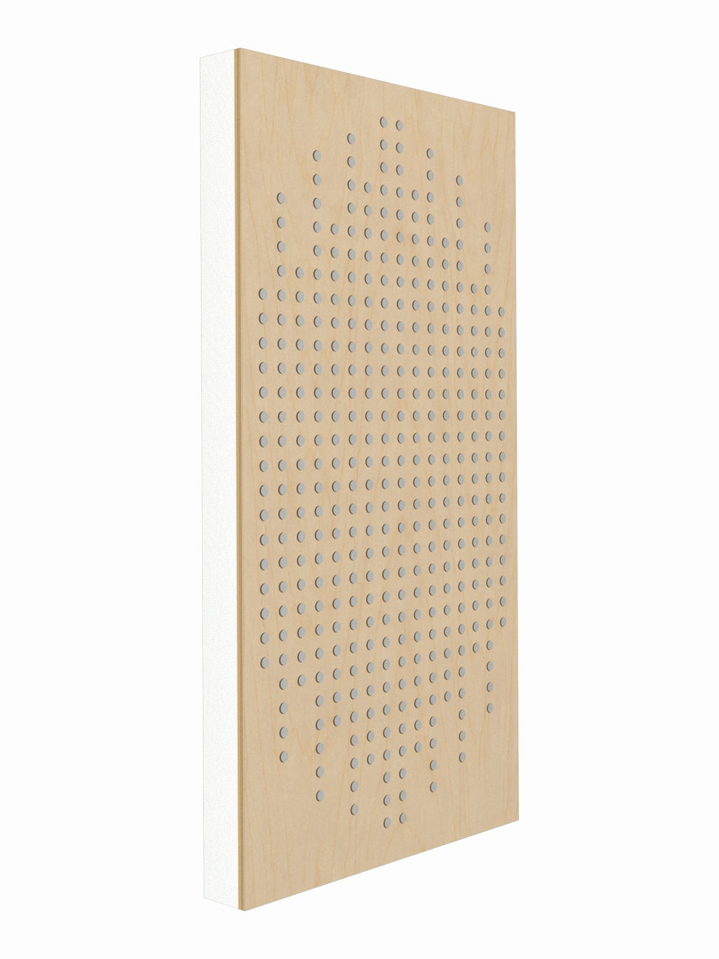 Transient Scatter Face Mid / High Acoustic Panel - Live - 2 x 4' - White